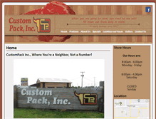 Tablet Screenshot of custompack.biz